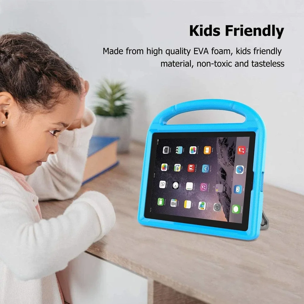 LEDNICEKER Kids Case for iPad 2 3 4 - Blue - NwoT